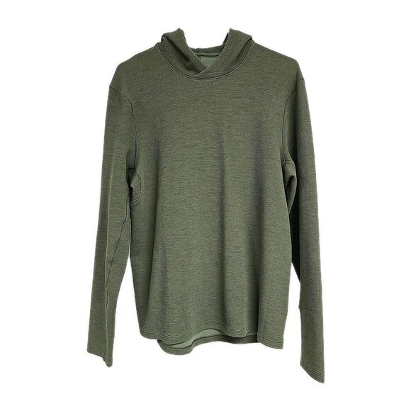 Lululemon Shift Stitch Hoodie Army Green Men's Size M - Picture 2 of 8
